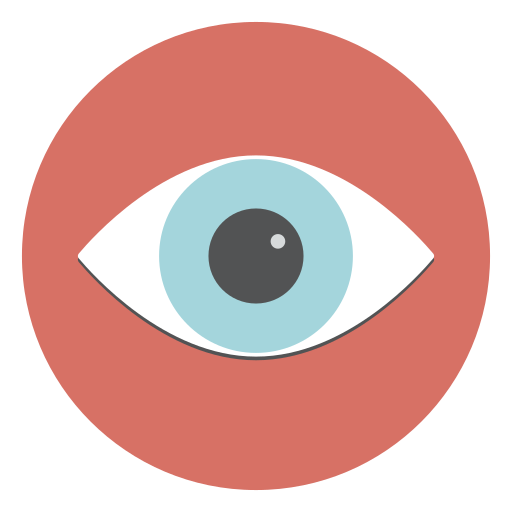 Eye, human eye, search, view icon